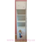 Пенал с двумя дверками Гламур 211x50x50