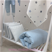 Art Design Геометрия голубая (6 предметов) для круглых кроваток Маленькая Соня