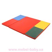 Гимнастический мат складной  Мат домино 120х160x4 см Sportbaby