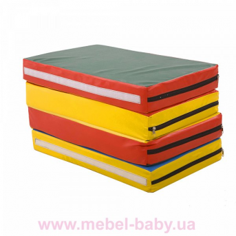 Гимнастический мат складной  Мат пятнашка 120х80x8 см Sportbaby