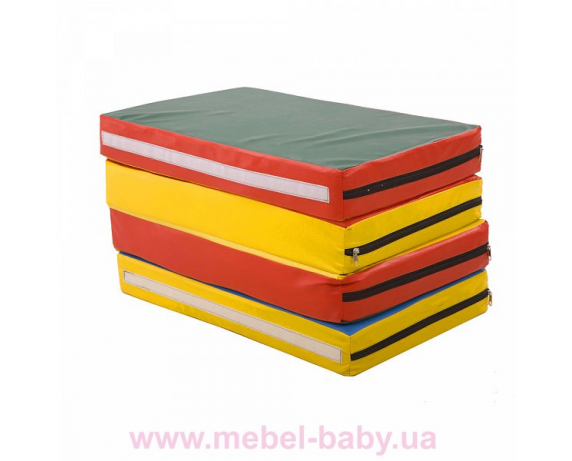 Гимнастический мат складной Мат пятнашка 120х80x8 см Sportbaby