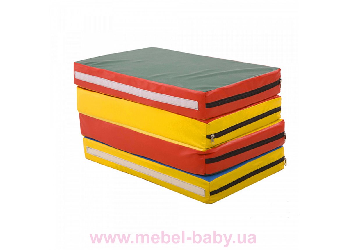 Гимнастический мат складной  Мат пятнашка 120х80x8 см Sportbaby