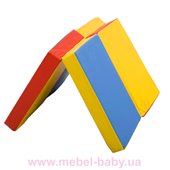 Гимнастический мат складной  Мат пятнашка 120х80x8 см Sportbaby