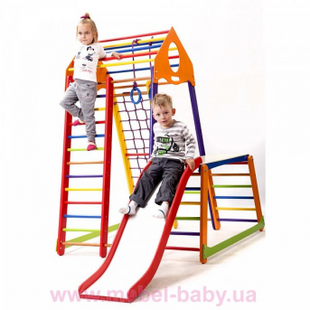 Детский спортивный комплекс  BambinoWood Color Plus 1-1 SportBaby