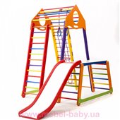 Детский спортивный комплекс  BambinoWood Color Plus 1-1 SportBaby