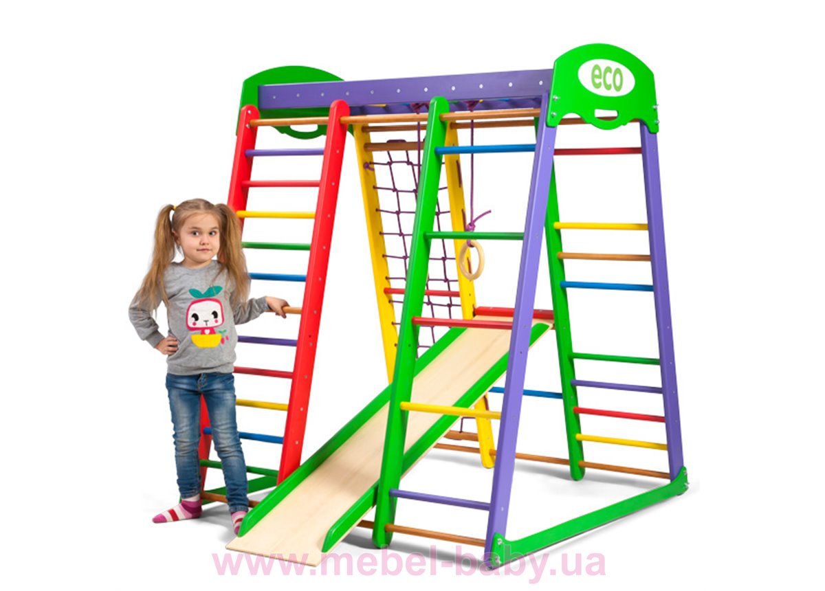 Спортивный комплекс для дома «Акварелька мини» SportBaby