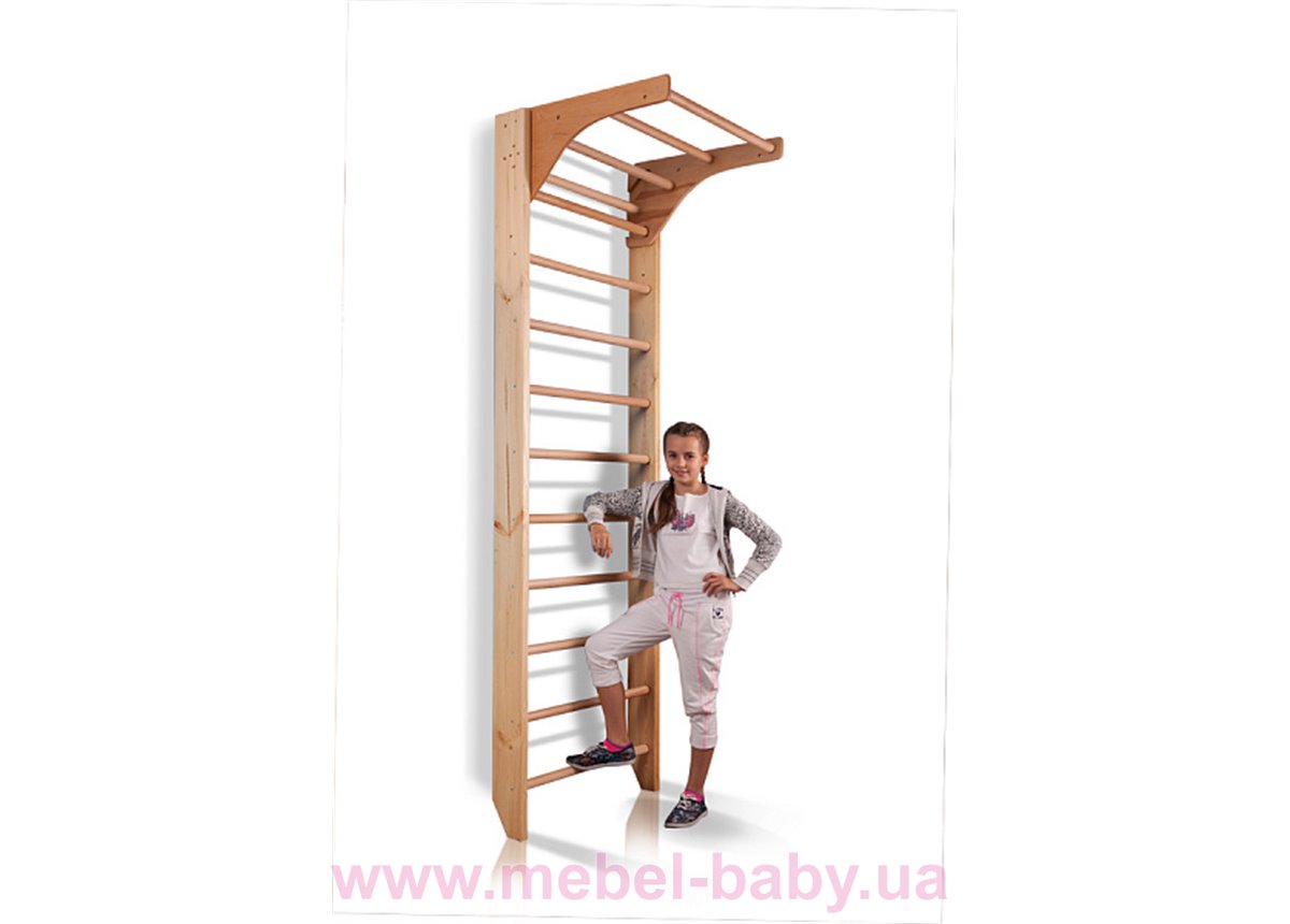 Шведская стенка  с турником «Комби-1-240» SportBaby