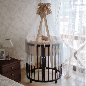 Кроватка многофункциональная 7 в 1 Dreammy 72х122 венге