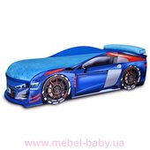 Кровать машина AUDI Turbo 80х180 без подъемного механизма  MebelKon