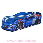 Кровать машина AUDI Turbo 80х180 без подъемного механизма  MebelKon