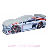 Кровать машина AUDI Turbo 70х150 с подъемным механизмом  MebelKon