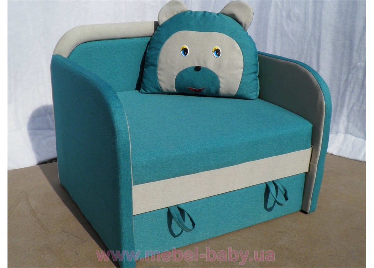 Детский диван Медведь 85х85 Орбита