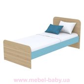 Кровать (матрас 800*1600) кв-11-9 коричневая