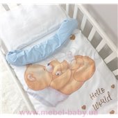 Сменный комплект постельного белья Happy Baby Маленькая Соня голубой