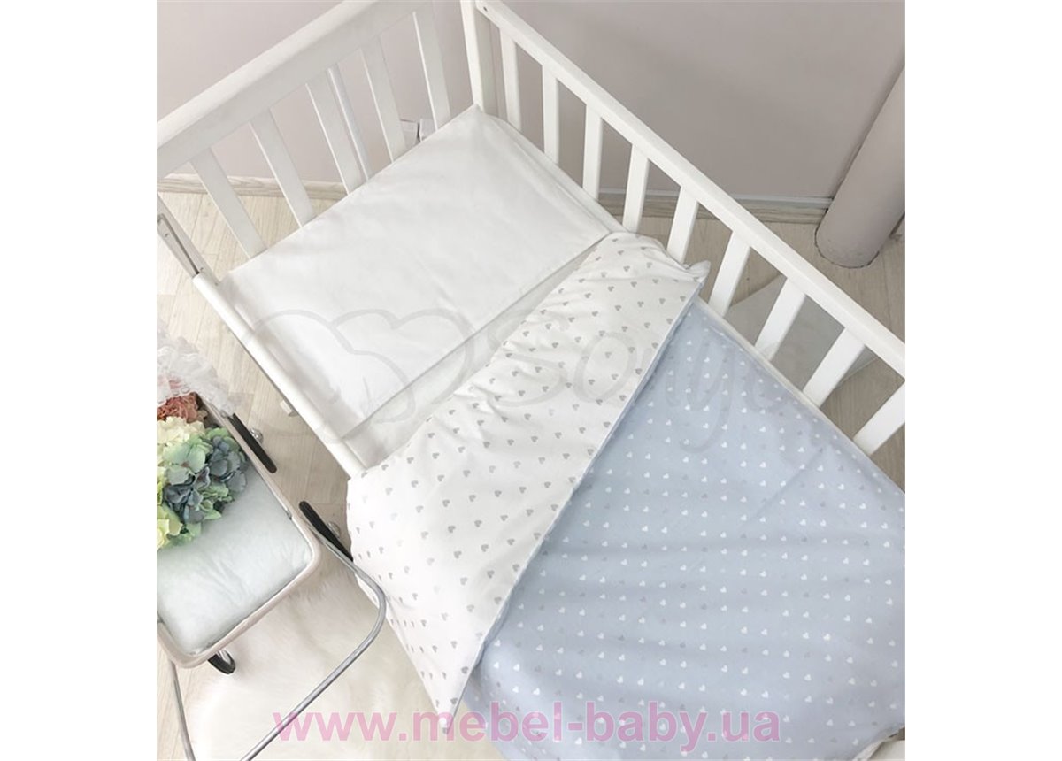 Сменный комплект постельного белья Shine сердечко Маленькая Соня голубой