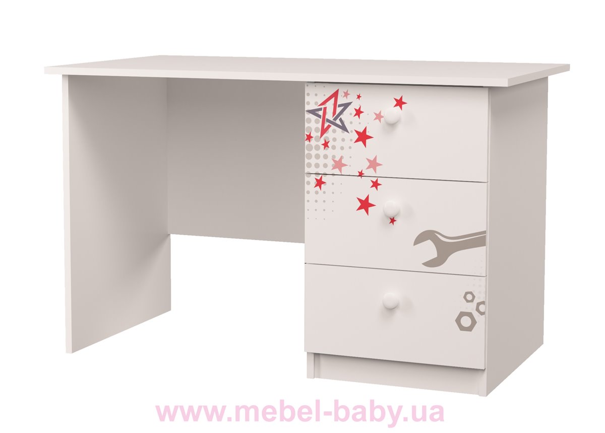 Стол с тремя ящиками Гонщик 75x120x65