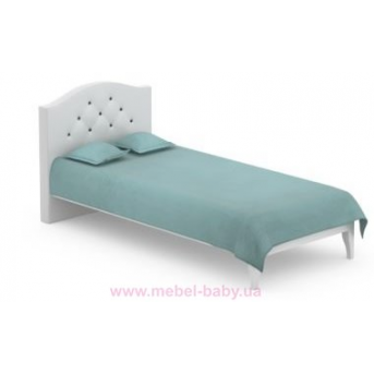 Распродажа 507 Кровать RE Crystal Серия Royal Grey Meblik 90x200 Серый