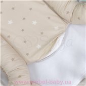 Кокон Baby Design Звезды на шоколадном Маленькая Соня 90x65