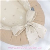 Кокон Baby Design Звезды на шоколадном Маленькая Соня 90x65