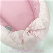 Кокон Baby Design Звезды на розовом Маленькая Соня 90x65