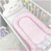 Кокон Baby Design Звезды на розовом Маленькая Соня 90x65