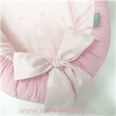 Кокон Baby Design Звезды на розовом Маленькая Соня 90x65