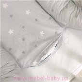 Кокон Baby Design Звезды на сером Маленькая Соня 90x65