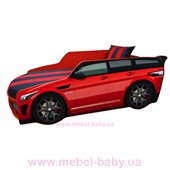 Кровать-машина Range Rover серии PREMIUM Viorina Deko 1800x800 мм + мягкий спойлер + подушка