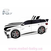 Кровать-машинка Audi Q7 серии PREMIUM Viorina Deko 80x180 + мякий спойлер+подушка