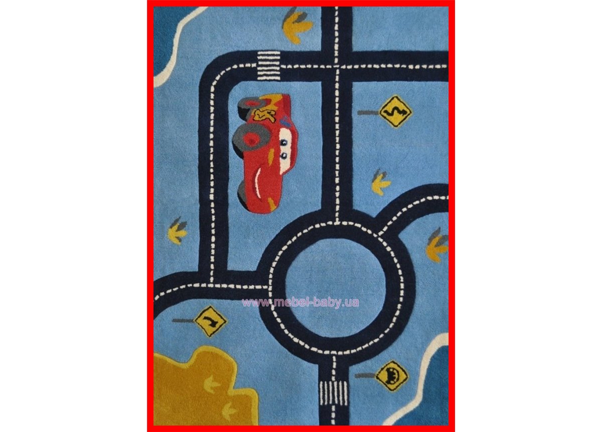 Распродажа 926_Ковер 140x200 Тачки Meblik