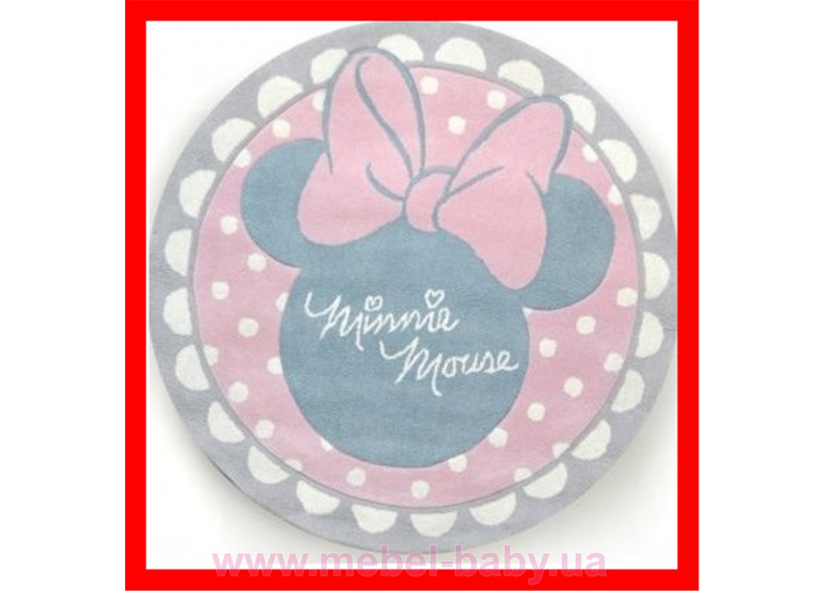 Распродажа 912_Ковер Minnie mouse розовый