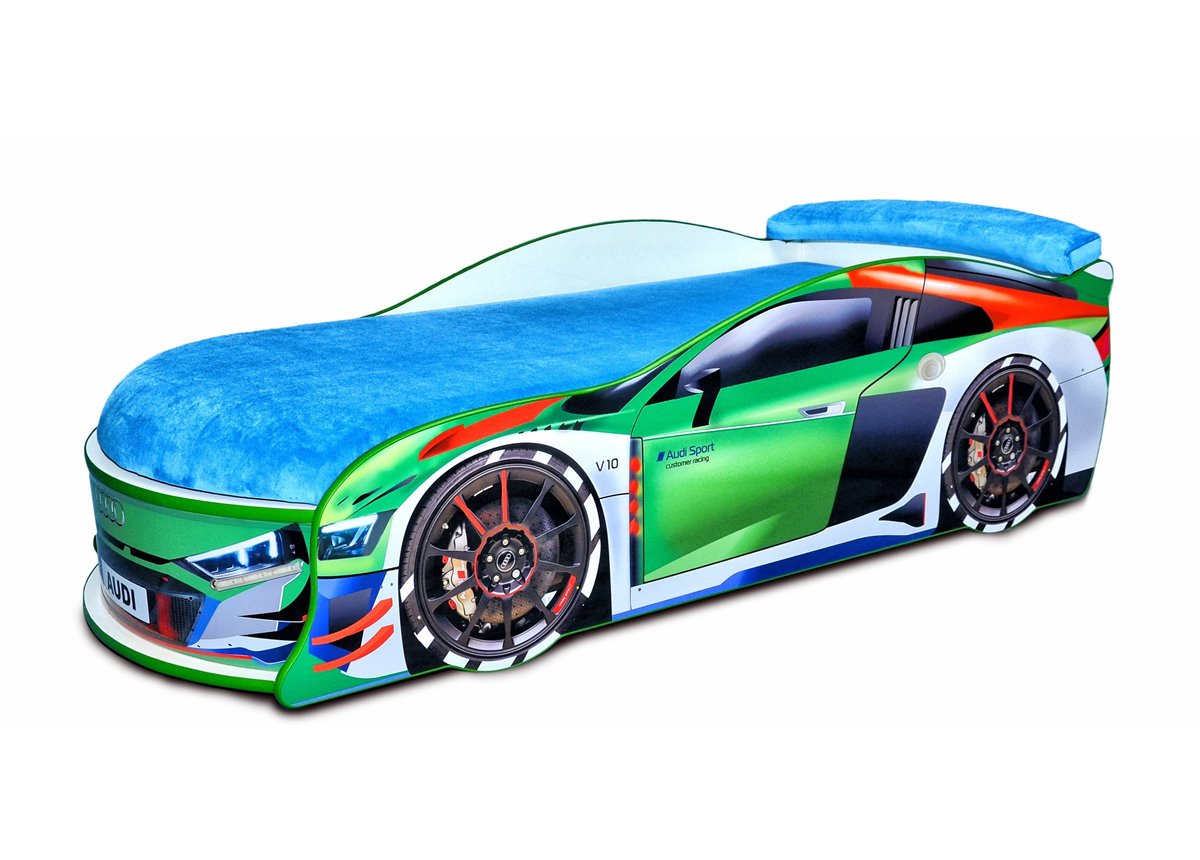 Кровать-машина AUDI Turbo 80х180 с подъемным механизмом MebelKon