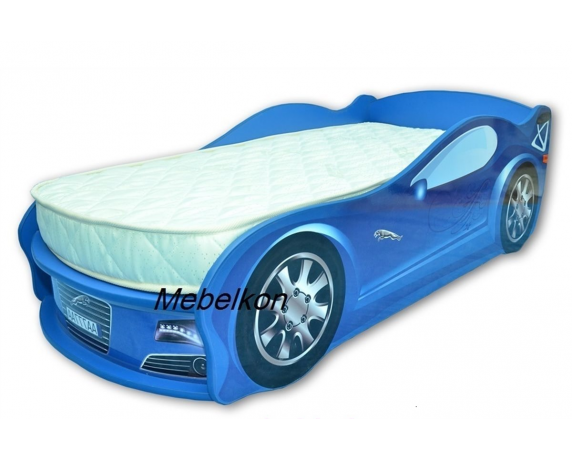 Кровать-машина Ягуар 70х150 без подъемного механизма без матраса без спойлера MebelKon
