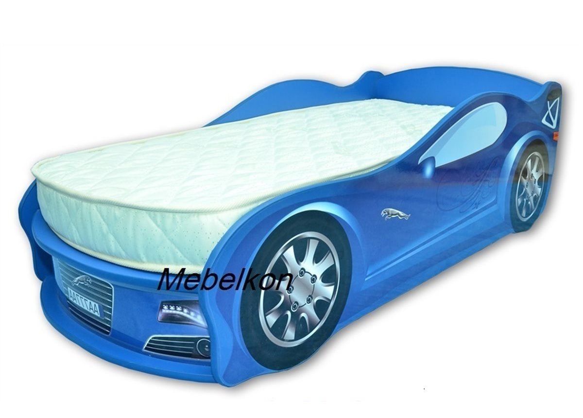 Кровать-машина Ягуар 70х150 с подъемным механизмом без матраса без спойлера MebelKon