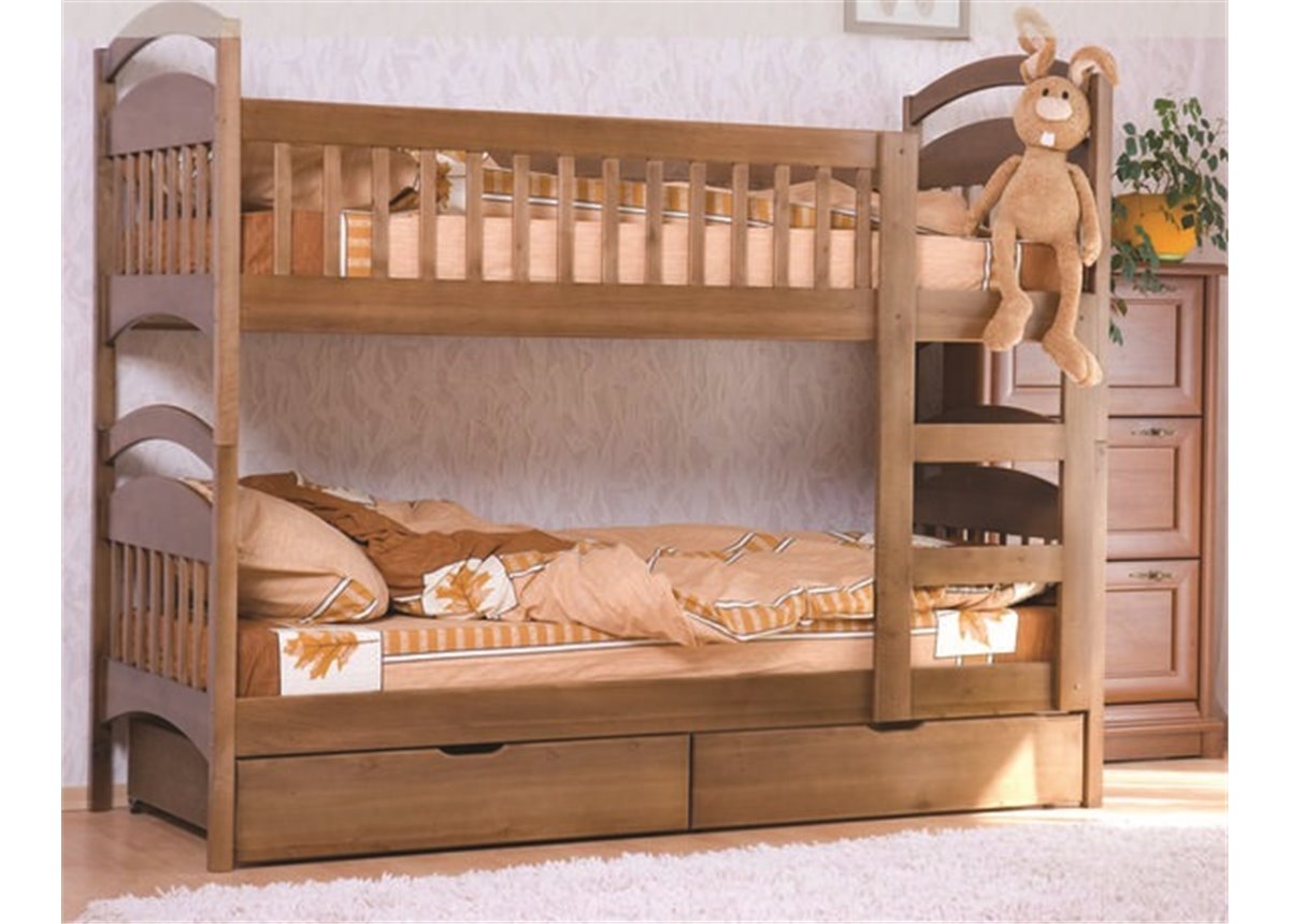 Кровать двухъярусная "Арина-авангард" (с ящиками)