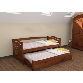 Кровать Мальва с выдвижным спальным местом Дримка 90x200