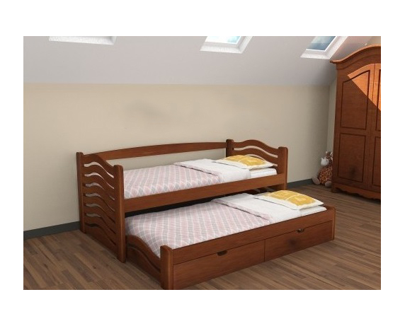 Кровать Мальва с выдвижным спальным местом Дримка 90x200