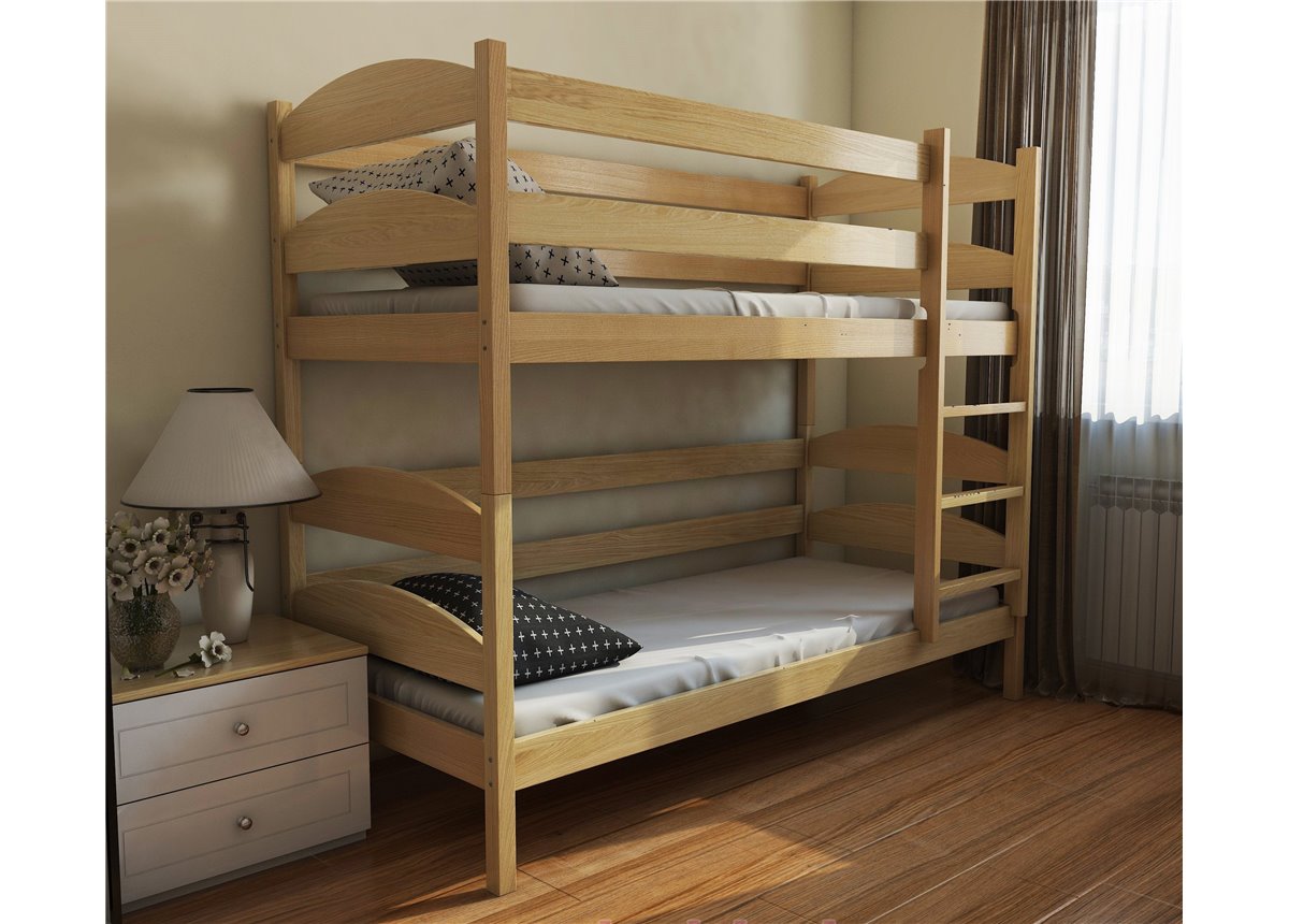 Кровать двухъярусная-трансформер Лакки (масcив) Луна 80x160