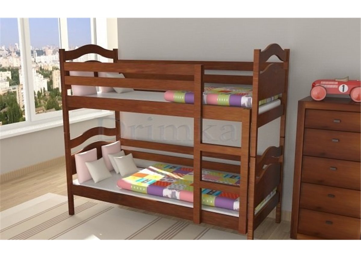 Двухъярусная кровать Винни Пух Дримка 90x190 Дерево