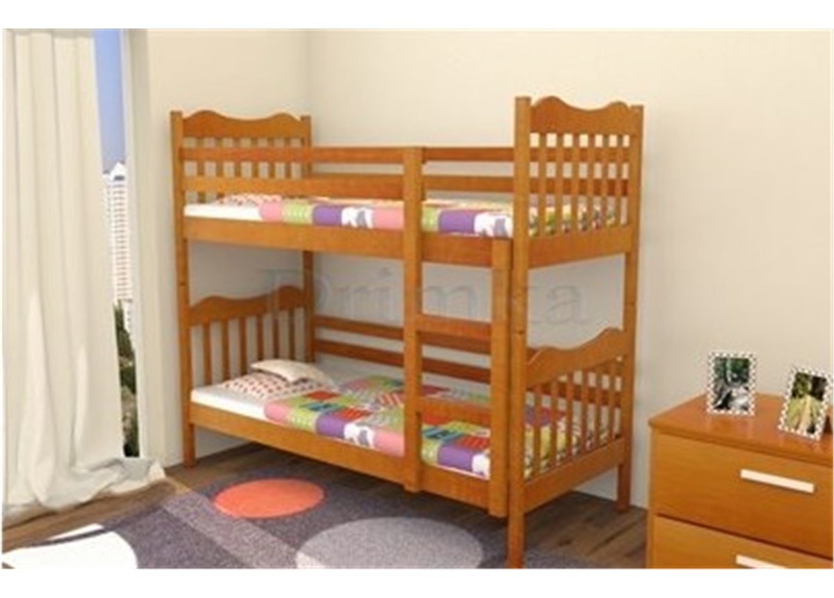 Двухъярусная кровать Маугли Дримка 80x190 Дерево