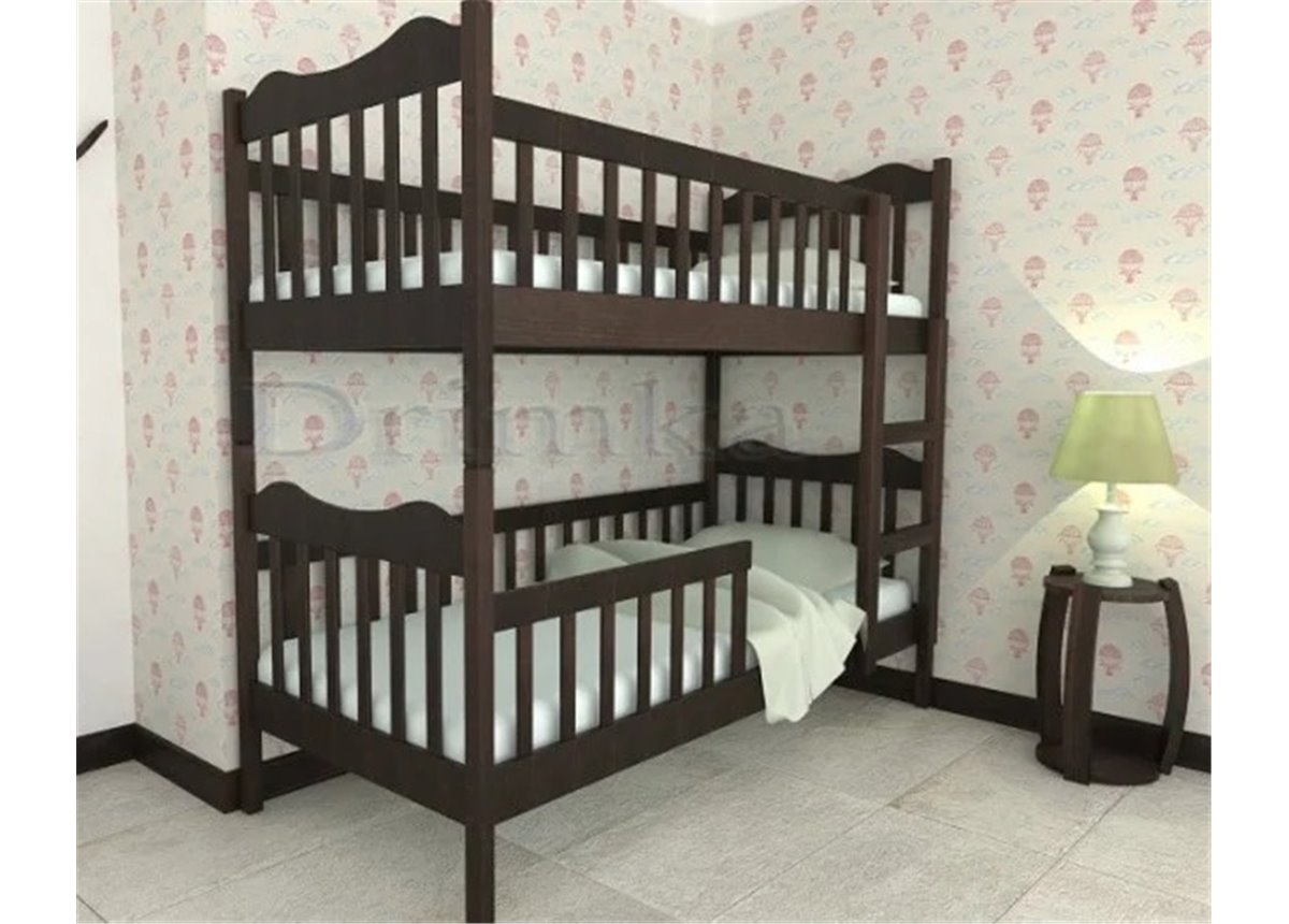 Двухъярусная кровать Рукавичка Дримка 90x200 Дерево