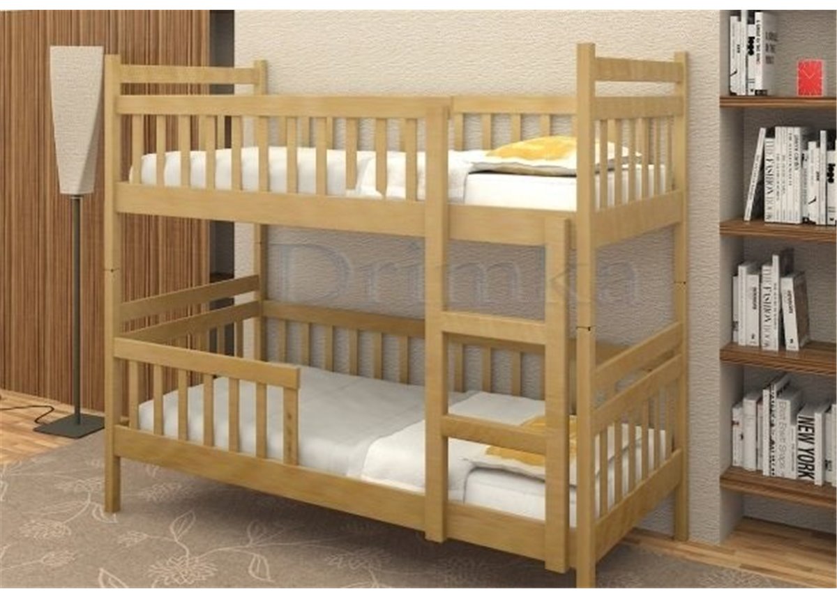 Двухъярусная кровать Том и Джерри Дримка 90x200 Дерево