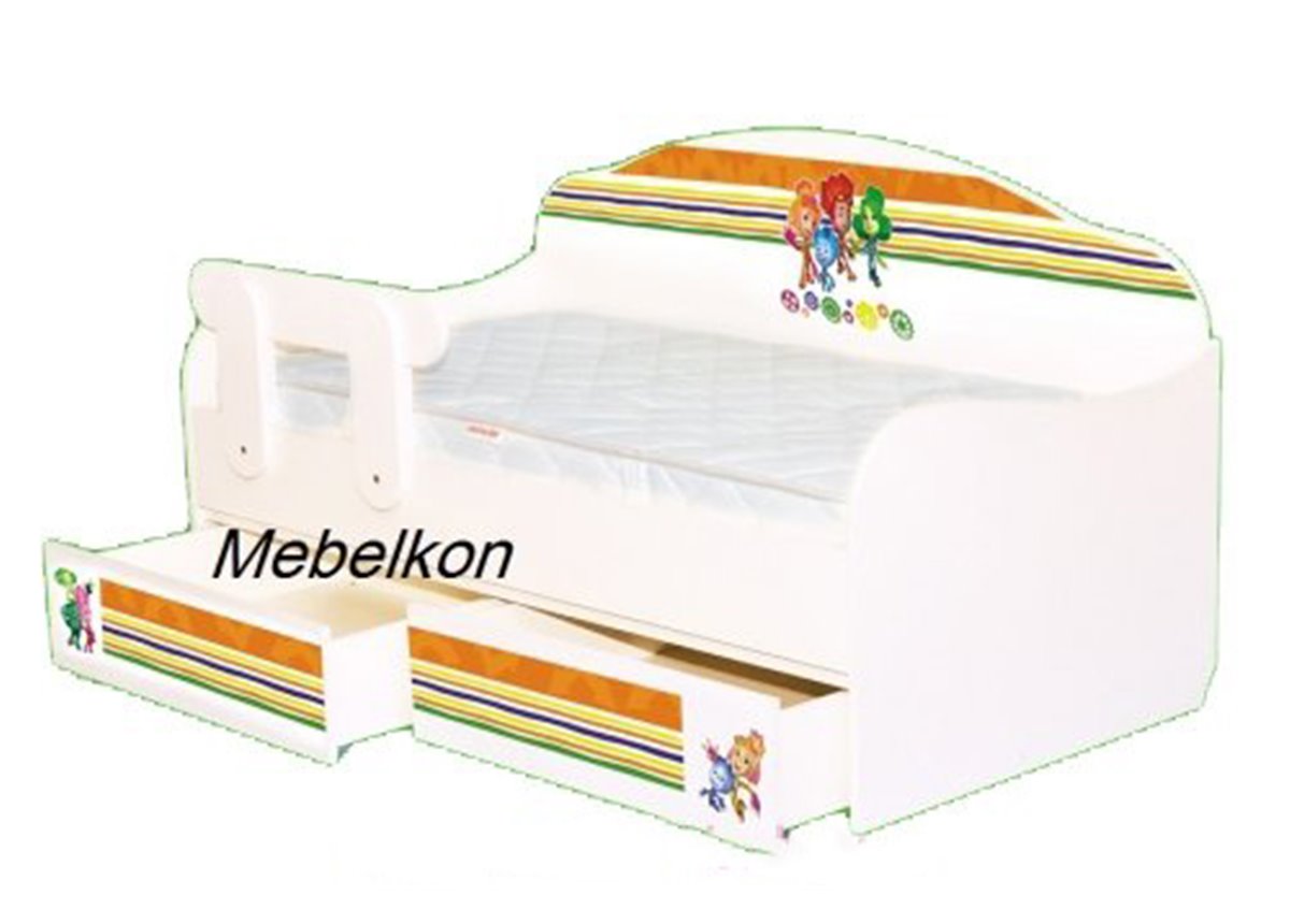 Кроватка диванчик 80x190 Фиксики