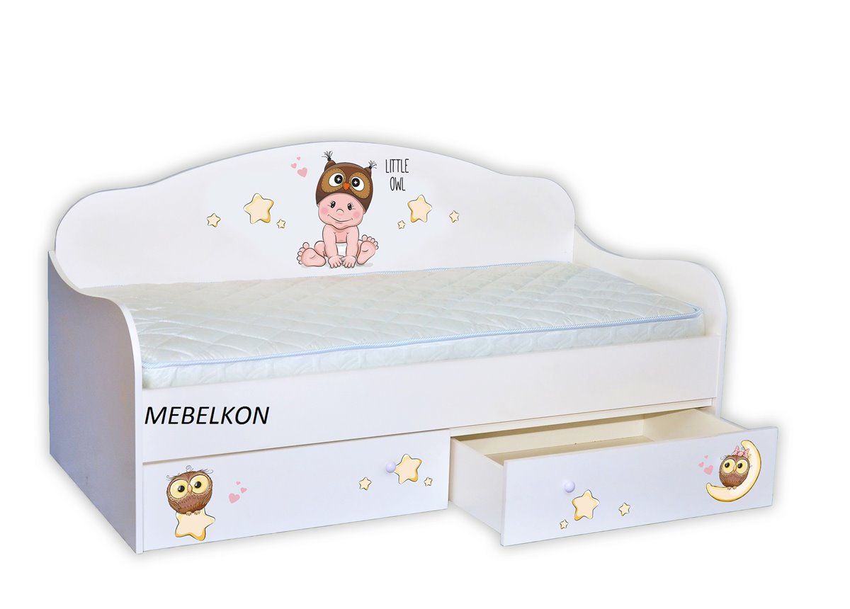 Кровать-диванчик Мальчик сова MebelKon 80х170