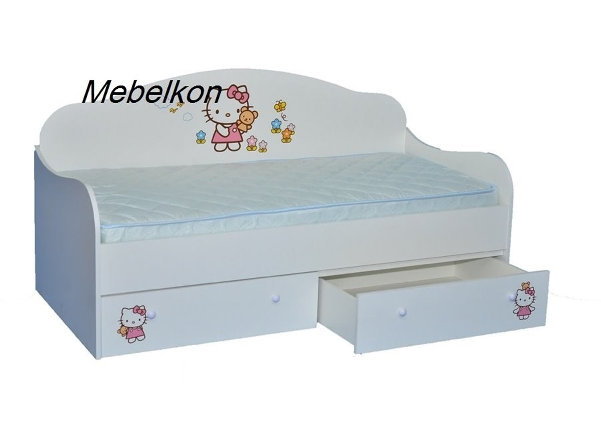 Кроватка-диванчик "Китти" 90х190 MebelKon