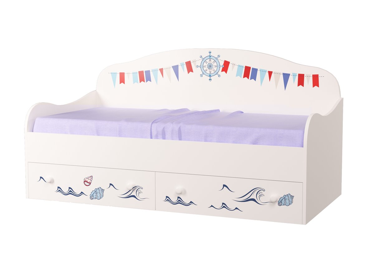 Кровать-диванчик "Корабль" 90х190 MebelKon