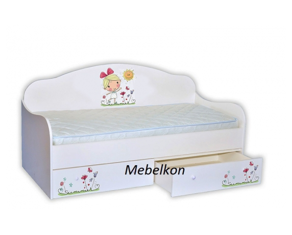 Кровать-диванчик "Лето с солнышком" MebelKon 80х170