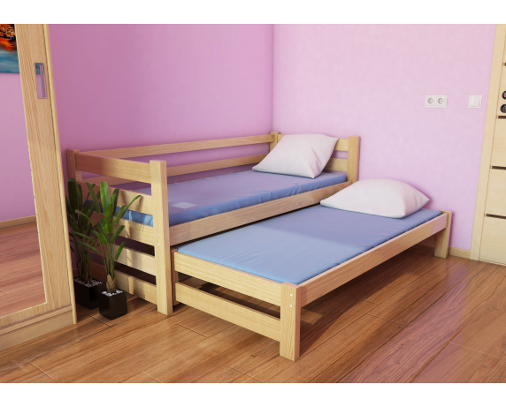 Кровать-диванчик Соня-1 с доп. спальным местом (масcив) Луна 90x190