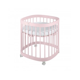 Кроватка многофункциональная 7 в 1 Tweeto 70x122 розовый