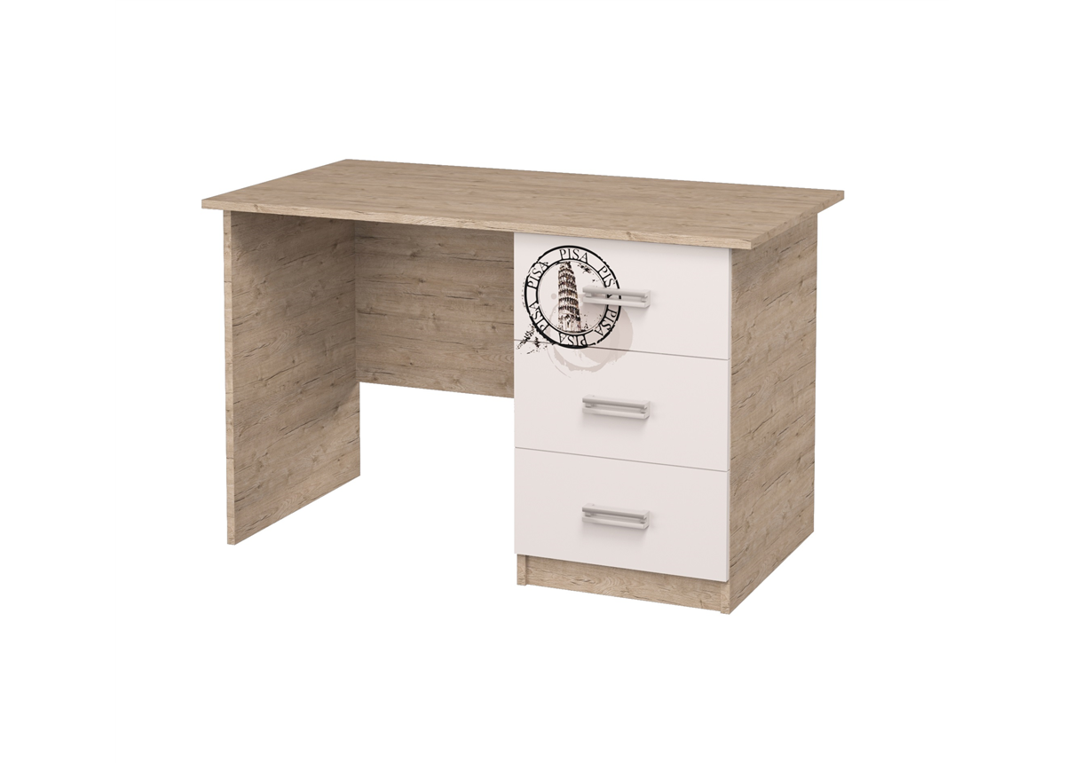 Стол Junior с рисунком Дуб Шервуд/Белый MebelKon Стол Junior с рисунком Дуб Шервуд/Белый MebelKon